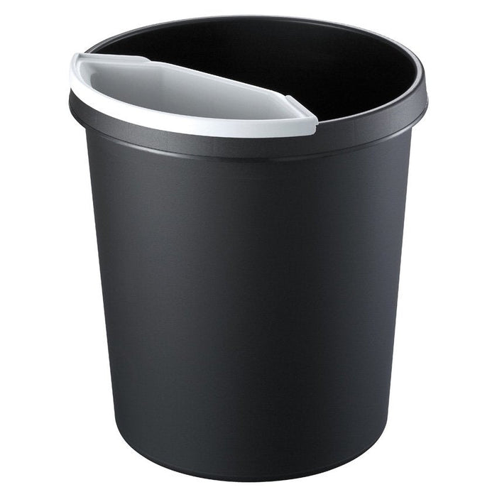 Helit Papelera H6105895 31x32cm 18l Redondo Plástico Negro (H6105895)