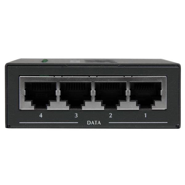 EAN 0065030859752 - StarTech.com POEINJ4G ampliador de red Transmisor de red Negro imagen 4
