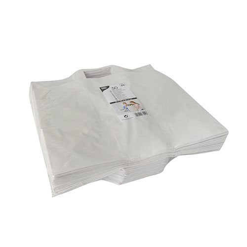 Papstar Papel-Tragetaschen Blanco