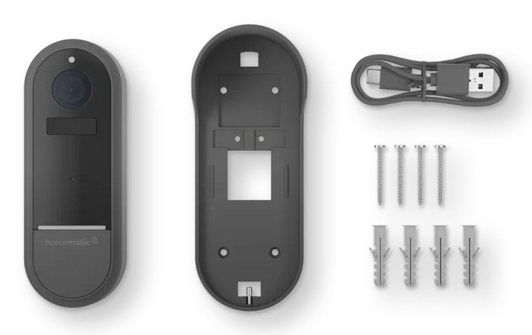 Timbre De Puerta Homematic Ip Video  (Hmip-Codb-A) (Antracita, 3 Mp, Wlan) 162946a0
