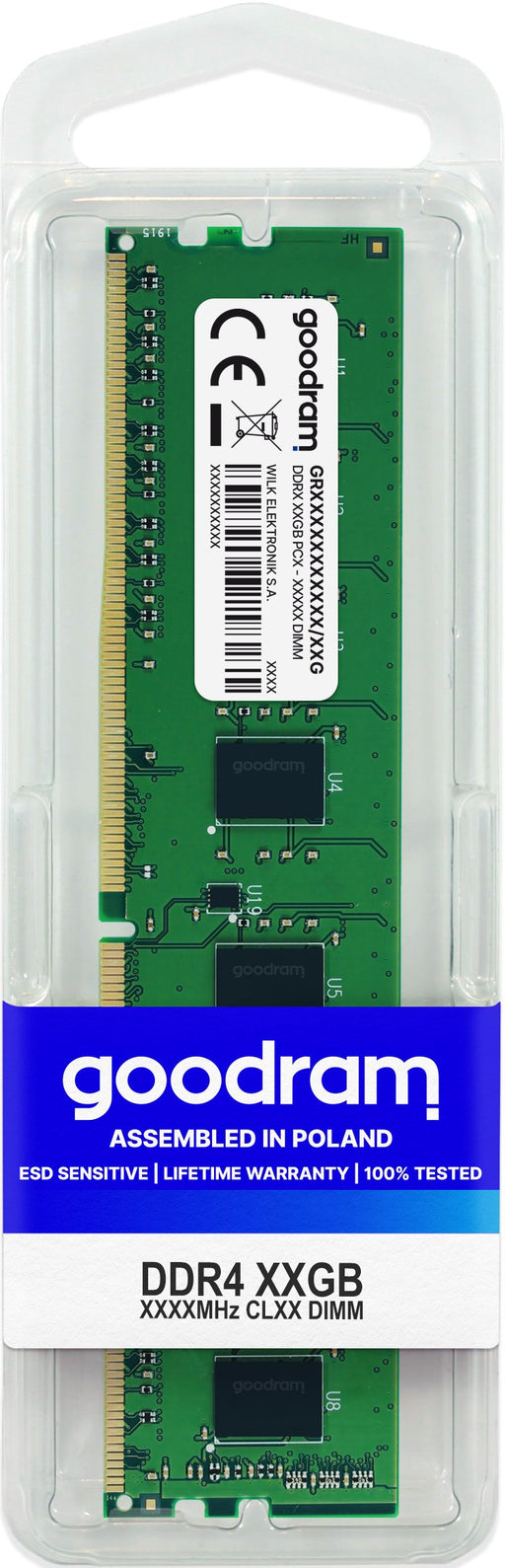 EAN 5908267960431 - Goodram GR3200D464L22/16G módulo de memoria 16 GB 1 x 16 GB DDR4 288-pin DIMM imagen 1