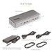 EAN 0065030898492 - StarTech.com 129UE-USBC-KVM-DOCK interruptor KVM Plata imagen 13