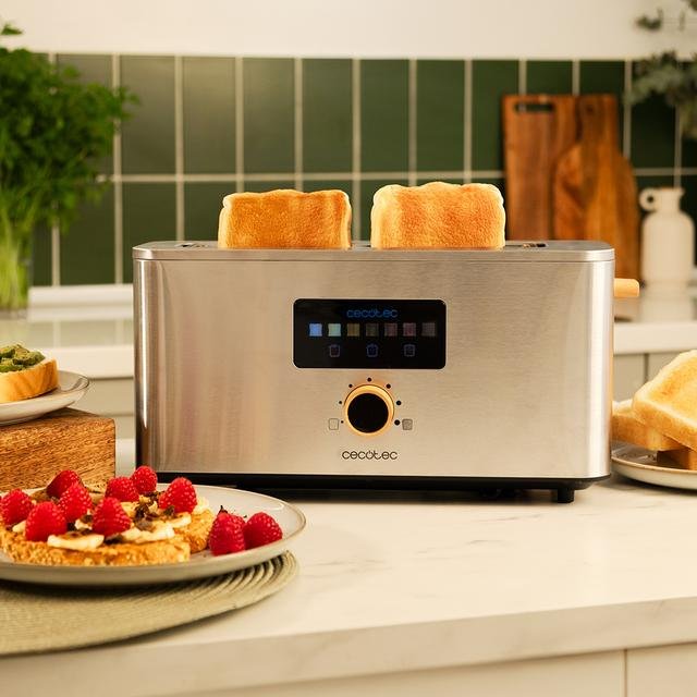 EAN 8435484048453 - Cecotec 04845 tostadora 7 2 rebanada(s) 1000 W Acero inoxidable imagen 10