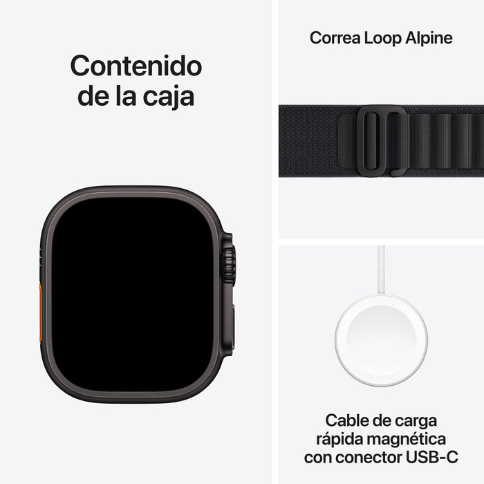 EAN 0195950610253 - Apple Watch Ultra 3 OLED 49 mm Digital 422 x 514 Pixeles Pantalla táctil 5G Negro Wifi GPS (satélite) imagen 8