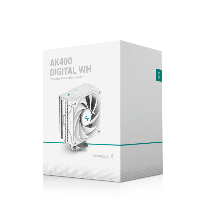 EAN 6933412728214 - DeepCool AK400 Digital WH Procesador Refrigerador de aire 12 cm Blanco 1 pieza(s) imagen 10