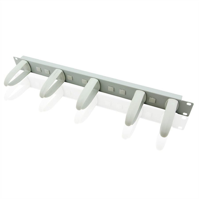 Value 48,26cm 19zoll-Frontplatte 1he Mit 5 Cablesen Grau