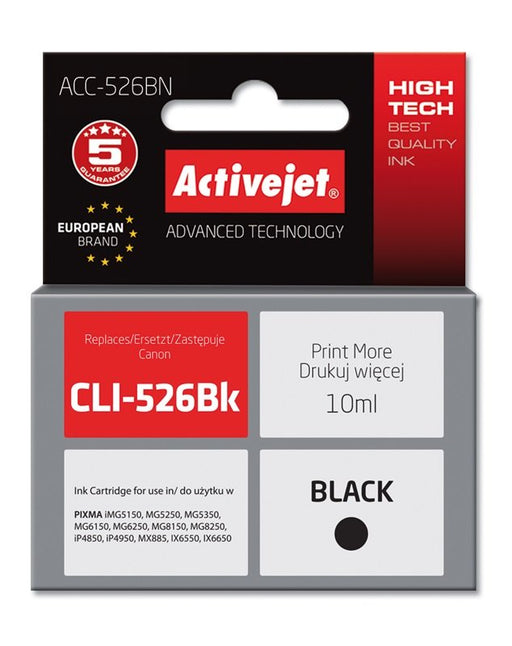 EAN 5901452155261 - Activejet ACC-526BN cartucho de tinta 1 pieza(s) Compatible Alto rendimiento (XL) Negro imagen 2