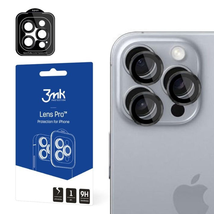 3mk Lens Protection Pro Negro For Apple Iphone 16 Pro