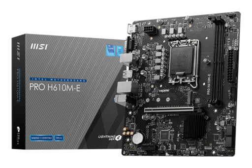 EAN 4711377125147 - MSI PRO H610M-E placa base Intel H610 LGA 1700 micro ATX imagen 1