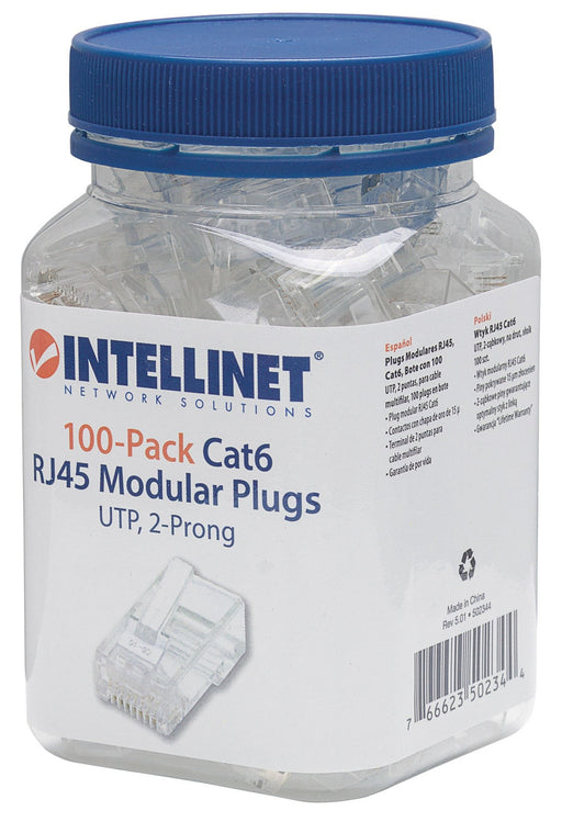 EAN 0766623502344 - Intellinet 502344 conector RJ-45 Transparente imagen 2