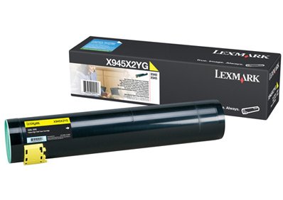 EAN 0734646299817 - Lexmark X945X2YG cartucho de tóner 1 pieza(s) Original Amarillo imagen 1