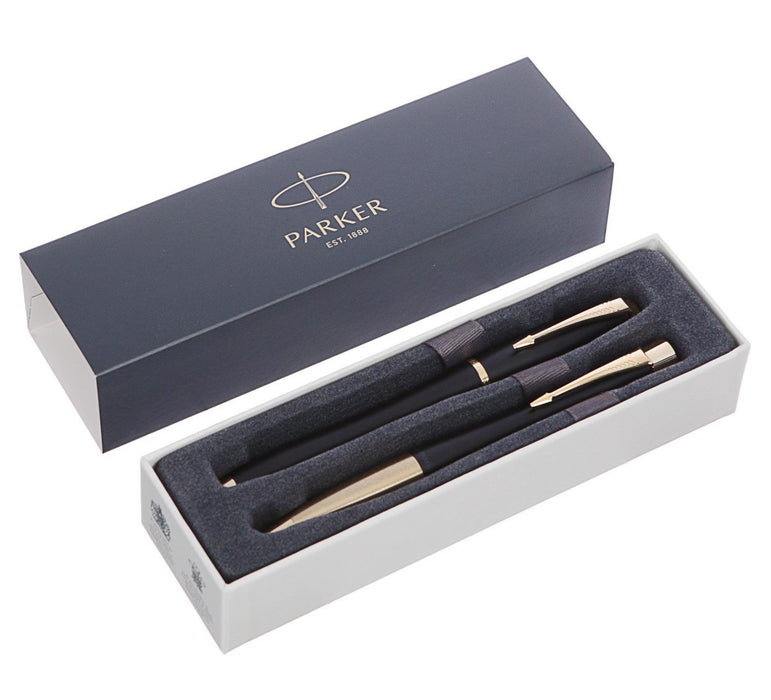 EAN 3026980933814 - Parker 2093381 juego de bolígrafos Negro, Oro 2 pieza(s) imagen 2