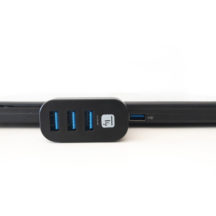 EAN 8059018361766 - Techly IUSB3-HUB3-ROTB hub de interfaz USB 3.2 Gen 1 (3.1 Gen 1) Type-A 5000 Mbit/s Negro imagen 4