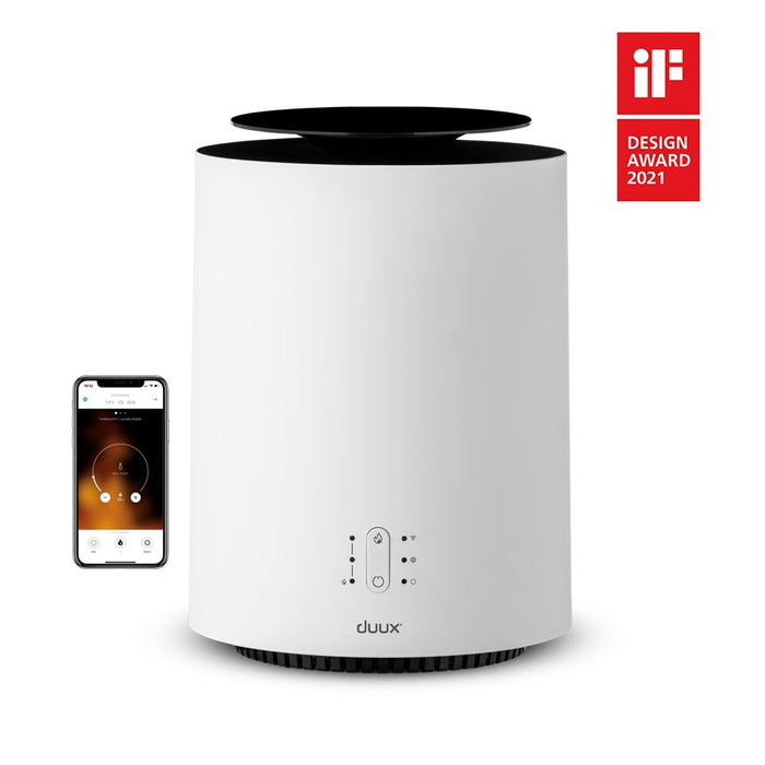 Calefactor Ventilador Eléctrico 1800w Elemento Calefactor Cerámico Duux Dxch08 Wifi Blanco