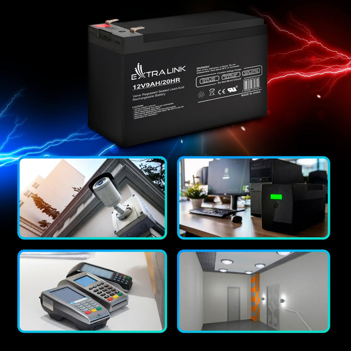 Extralink Akumulator Battery Accumulator Agm 12v 9ah Sealed Lead Acid (Vrla)