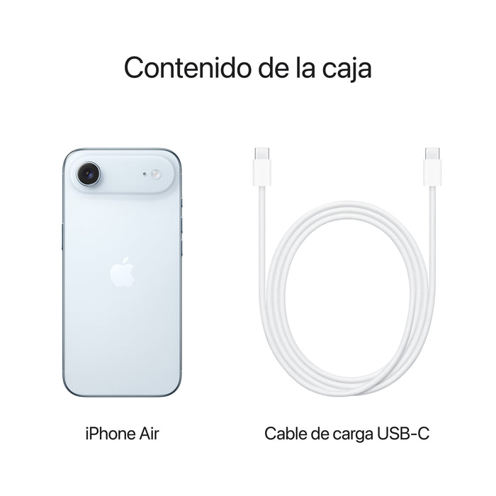 EAN 0195950624786 - Apple iPhone Air 16,5 cm (6.5") SIM doble iOS 26 5G USB Tipo C 1 TB Azul imagen 8