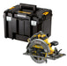 EAN 5035048736388 - DeWALT DCS579NT-XJ sierra circular portátil 19 cm Negro, Gris, Amarillo 5800 RPM imagen 6