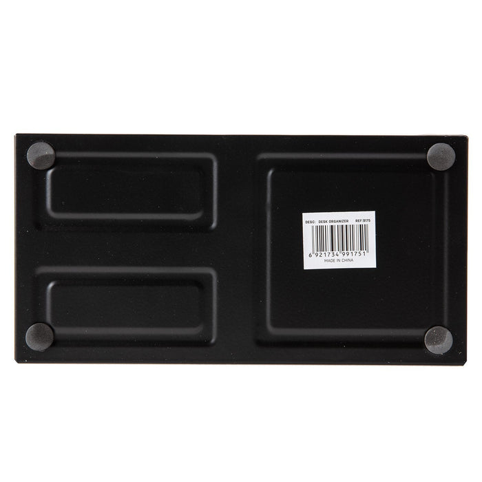Deli Organizador Metalico De Rejilla Negro