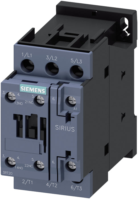 Siemens 3rt20261al20 Schtz Ac-3 11kw 400v 1s+1 230vac 50 60hz 3p S0