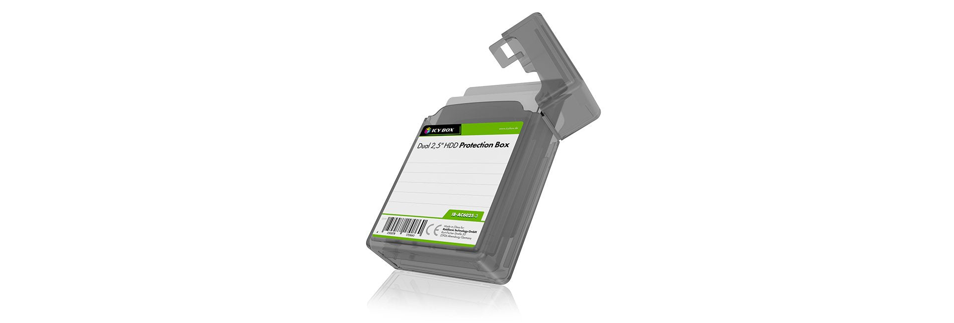 EAN 4250078170860 - ICY BOX IB-AC6025-3 Funda de protección Plástico Verde, Gris, Blanco imagen 4
