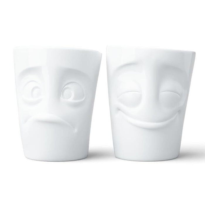 Fiftyeight 350ml Becher - Vergnügt & Verdutzt Blanco