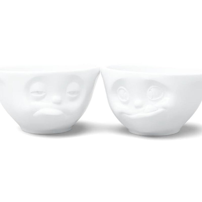 Fiftyeight Juego De Cuencos 200ml - Verpennt & Lecker Blanco