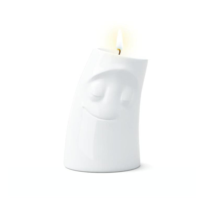 Fiftyeight Kerzenschmusie Verschmust Grande Kerzenhalter Blanco