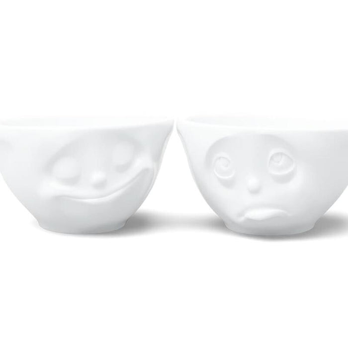 Fiftyeight Schälchen-Set 200ml - Glücklich & Och Bitte Blanco