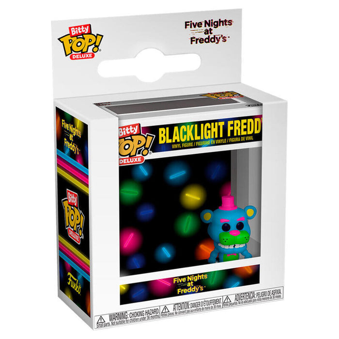 Figura Bitty Pop Deluxe Five Night'S At Freddy'S Blacklight Freddy