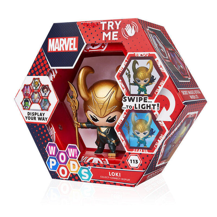 Figura Led Wow! Loki Marvel