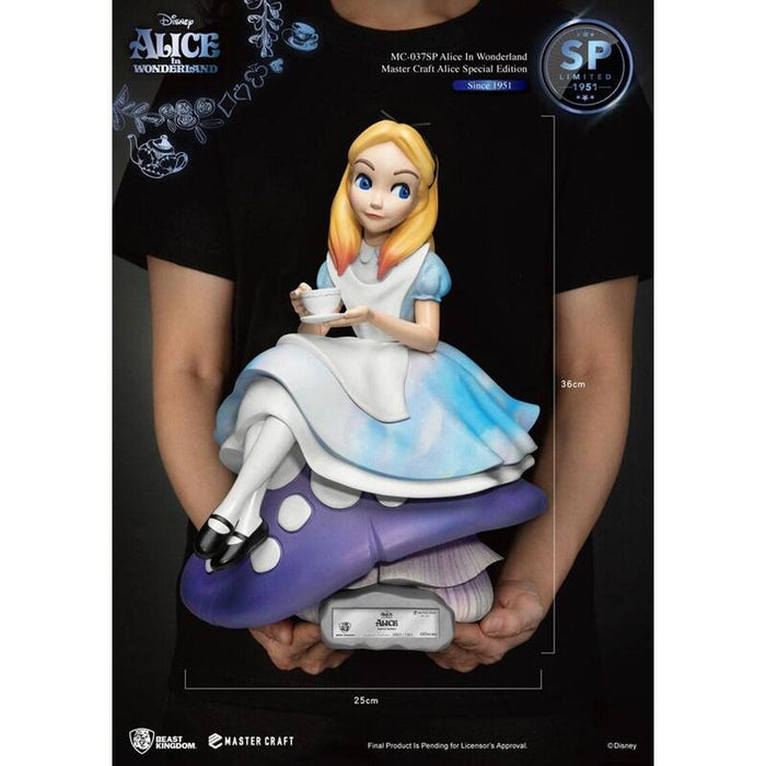 Figura Master Craft Beast Kingdom Alicia En El Pas De Las Maravillas Edicin Especial 36 Cm