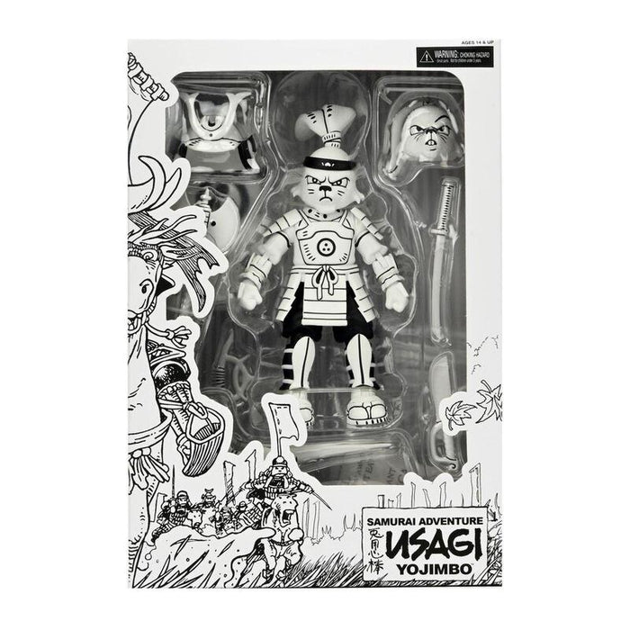 Figura Neca Usagi Yojimbo Black & White Ver. Scale Action 18cm