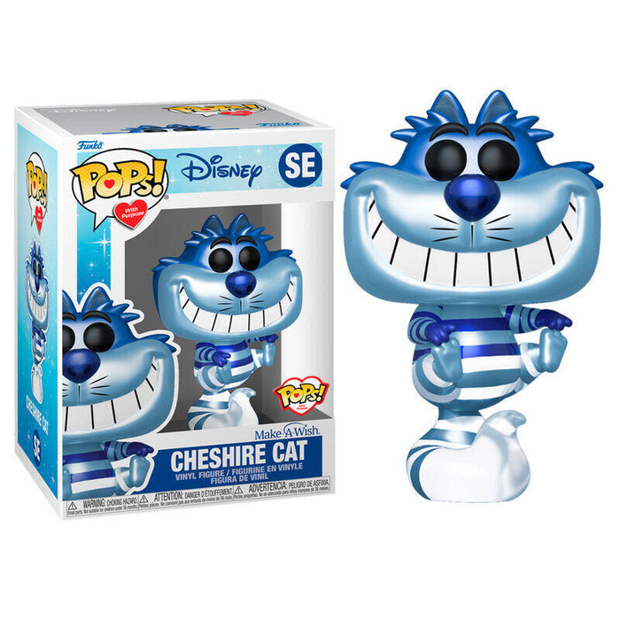 Figura Pop Disney Make A Wish Cheshire Cat Metallic