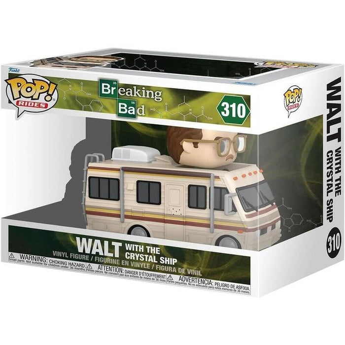Figura Pop Rides Deluxe Breaking Bad Walt With The Crystal Ship