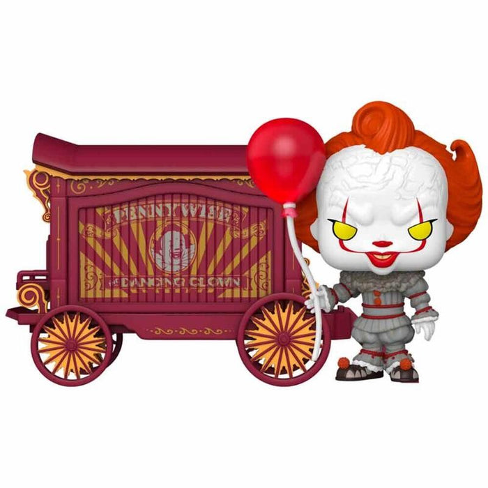 Figura Pop Town It Welcome To Derry Pennywise & Wagon