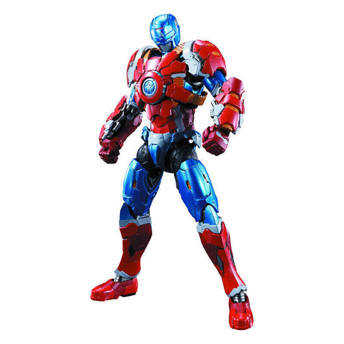 Figura Sh Figuarts Capitan America Tech-On Los Vengadores Avengers Marvel 16cm