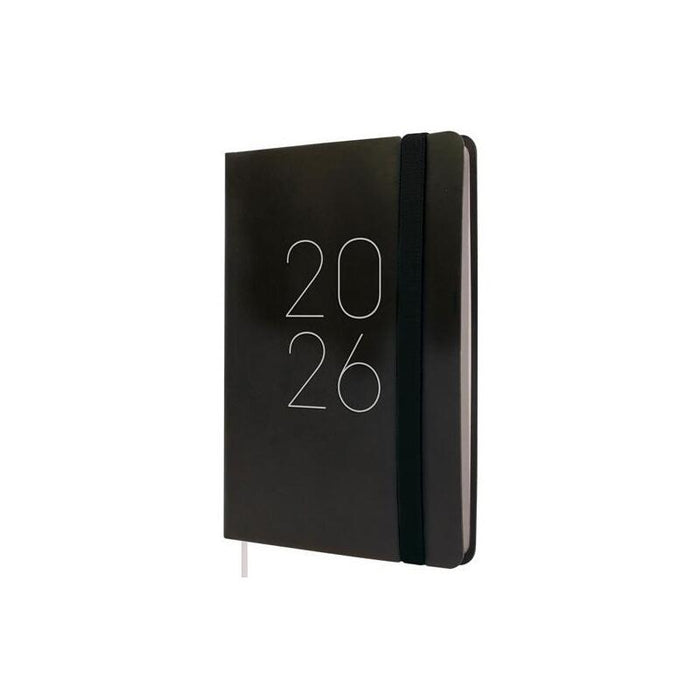Finocam Agenda Flexi Lisa F4-118x168mm Svh Tapa Blanda Negro 2026