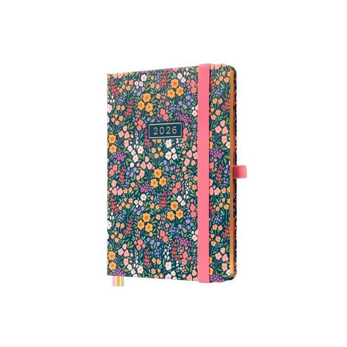 Finocam Agenda Mínimal Design M4-118x168mm Svh Tapa Dura Flora 2026