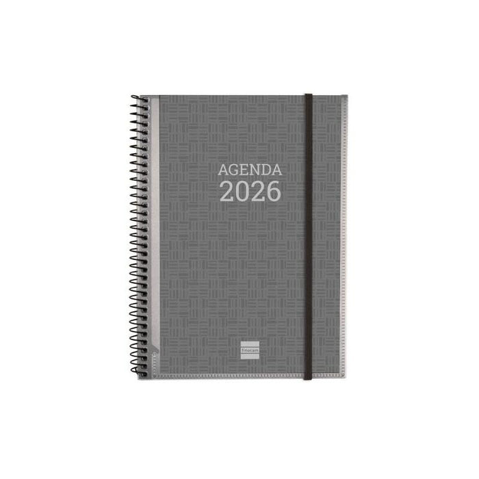 Finocam Basics Agenda - Anual 2026 - Con Espiral - Personalizable - Formato E10 - 162x14x212mm - Semana Vista