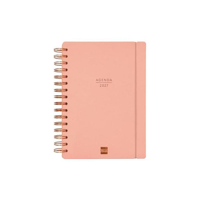 Finocam Haiku Agenda De Espiral - 16 Meses - Semana Vista Horizontal - Formato E10 - 155x212mm - Tapa Dura - Papel De