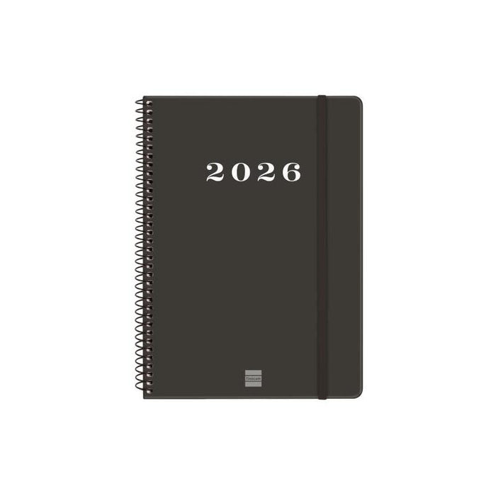 Finocam My Agenda De Espiral En Catalan - Anual 2026 - Tapa Dura Antirayaduras - Formato E10 - 171x9x212mm - Semana