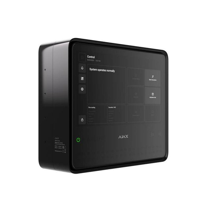 Fire Alarm Panel Fire Hub/En54 Black 125733 Ajax