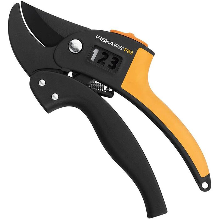 Fiskars Tijeras De Podar Con Yunque Para Madera Seca, Ø De Corte: 2,4 Cm, Longitud: 19 Cm   P83 1000575