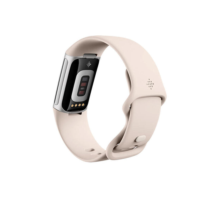 Fitbit Charge 6 Pulsera De Actividad Con Gps, Ecg Y Nfc  Porcelana/Aluminio Plateado