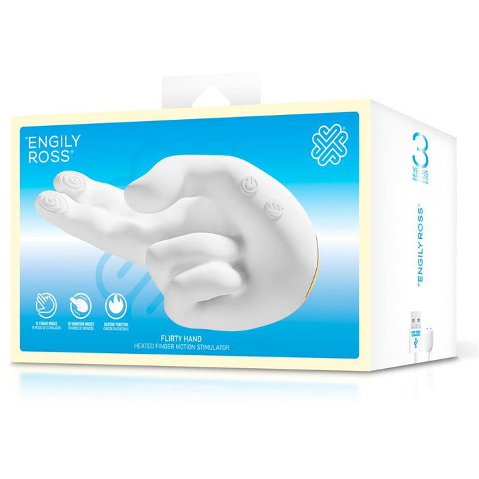 Flirty Hand Estimulador Finger Con Efecto Calor