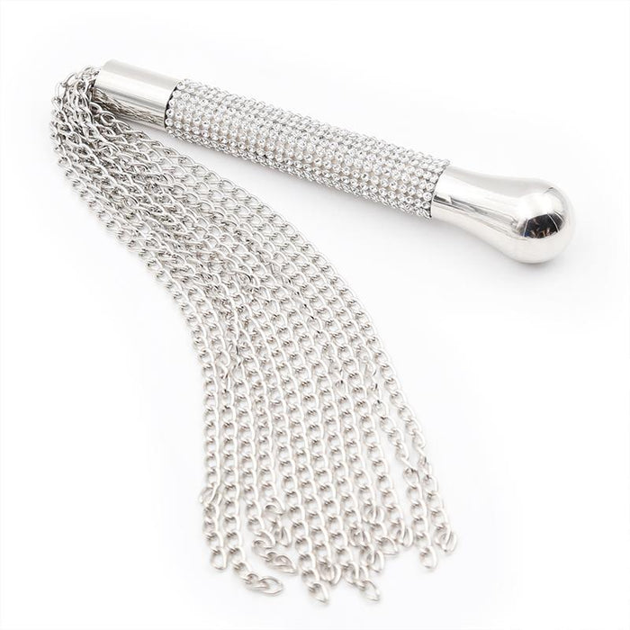 Flogger De Cadenas Con Mango Con Brillantes