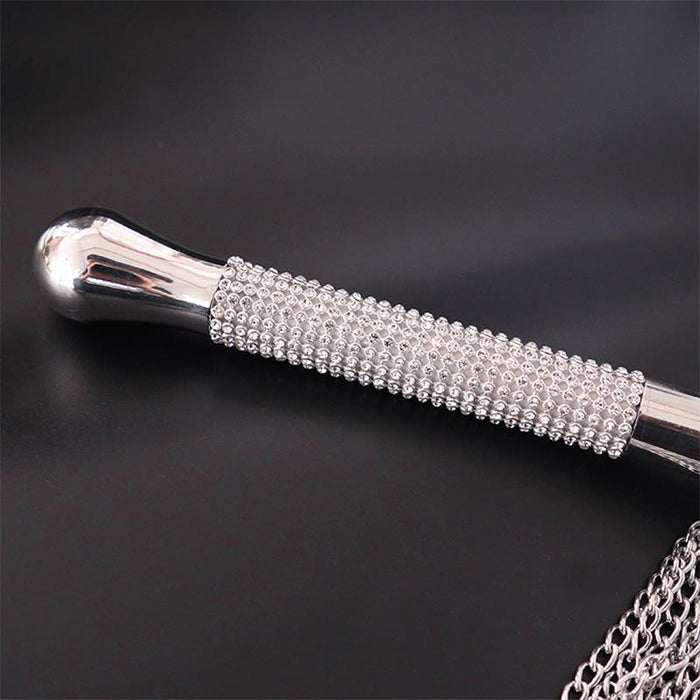 Flogger De Cadenas Con Mango Con Brillantes