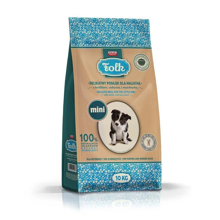 Folk Delikatny Posilek Dla Malucha Z Królikiem, Cielecina I Marchewka Mini 10kg
