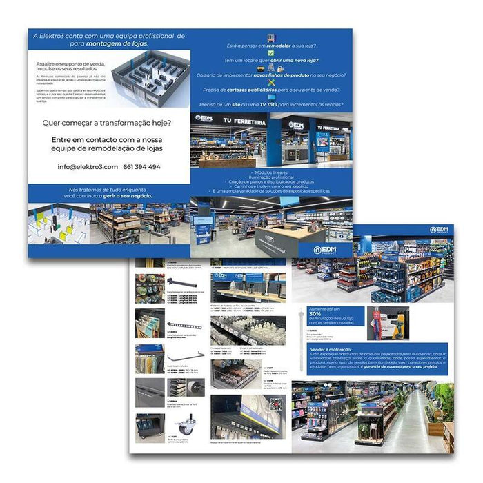 Folleto Promocional Remodelaciones, Portugues