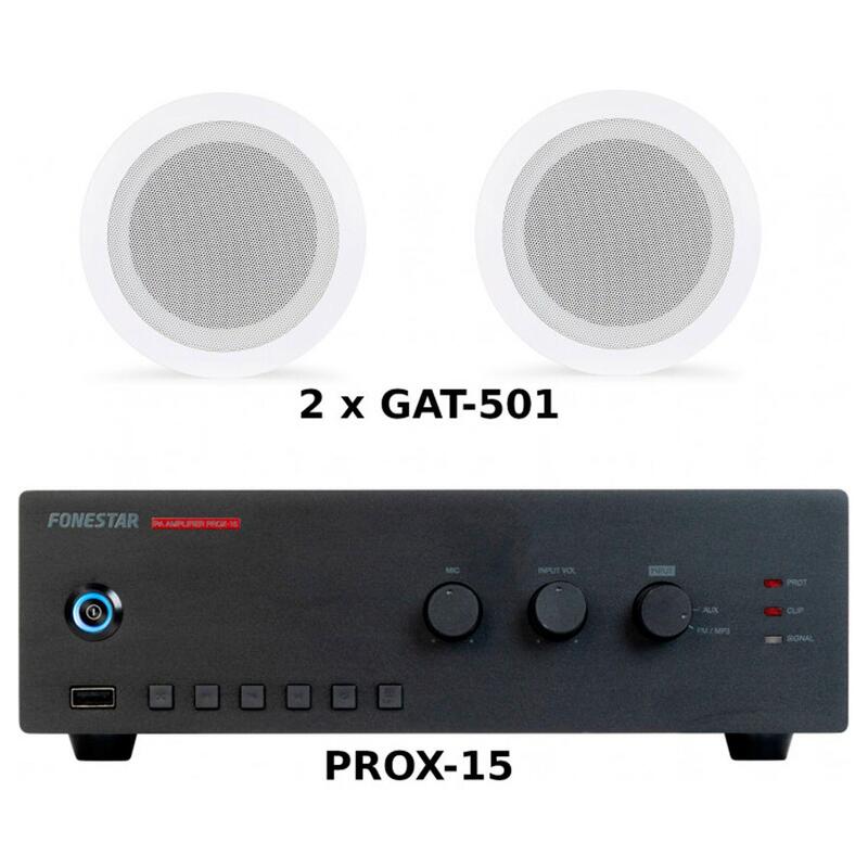 Micro cadenas y hi-fi amplificador